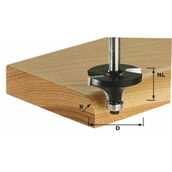 Festool Abrundfräser HW S8 D31,7/R9,5 KL Nr. 491015