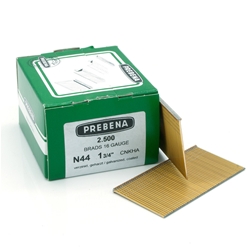 PREBENA N44CNKHA Stauchkopfnägel (Brads) verzinkt geharzt (Inhalt VE: 2500 Stück)