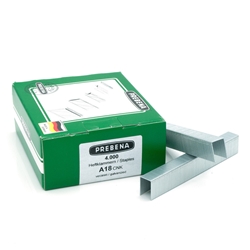 PREBENA A18CNK Heftklammern verzinkt (Inhalt VE: 4000 Stück)