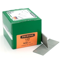 PREBENA N30CRF Stauchkopfnägel (Brads) rost- u. säurebeständig (Inhalt VE: 5000 Stück)