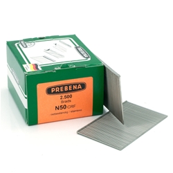 PREBENA N50CRF Stauchkopfnägel (Brads) rost- u. säurebeständig (Inhalt VE: 2500 Stück)