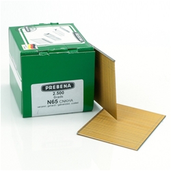 PREBENA N65CNKHA Stauchkopfnägel (Brads) verzinkt geharzt (Inhalt VE: 2500 Stück)