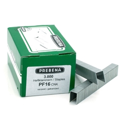 PREBENA PF16CNK Heftklammern verzinkt (Inhalt VE: 3000 Stück)