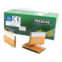 PREBENA Q44CSVHA-ETA Heftklammern stark verzinkt geharzt (Inhalt VE: 7500 Stück)