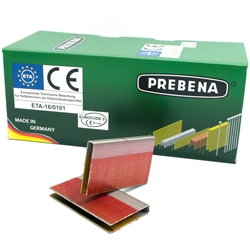 PREBENA QL44CRFHA-ETA Heftklammern rost- u. säurebeständig geharzt (Inhalt VE: 6200 Stück)