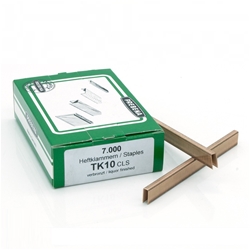 PREBENA TK10CLS Heftklammern verbronzt (Inhalt VE: 7000 Stück)