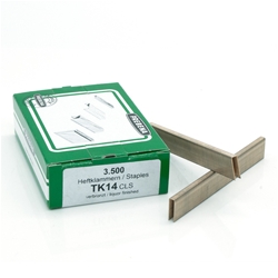 PREBENA TK14CLS Heftklammern verbronzt (Inhalt VE: 3500 Stück)