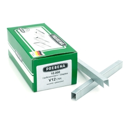 PREBENA V12CNK Heftklammern verzinkt (Inhalt VE: 10000 Stück)