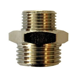 PREBENA Z130.74E Reduzierdoppelnippel R 1/4 Zoll x 3/8 Zoll