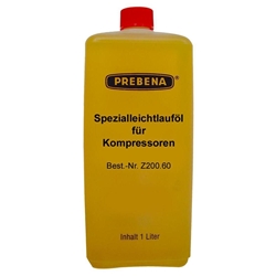 PREBENA Z200.60 Kompressoröl 1 Liter synthetisch (Leichtlauföl)