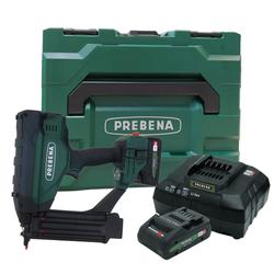 PREBENA PKT-3-J55-SET22 Druckluft-Akku-Nagler inkl. 2 x 18V-Akku 2,0 Ah + Ladestation