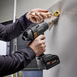 Steinel Akku-Heißluftgebläse MobileHeat 3 inkl. 8,0 Ah Akku und Ladegerät Nr. 066604