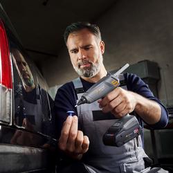 Steinel Akku-Heißklebepistole PRO MobileGlue 5011 CAS inkl. 2,0 Ah Akku+Ladegerät Nr. 085384