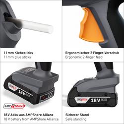 Steinel Akku-Heißklebepistole PRO MobileGlue 5011 AMP ohne Akku und Ladegerät Nr. 088361