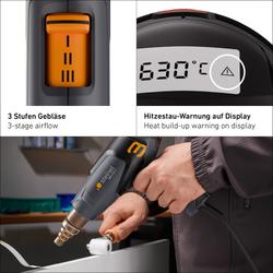 Steinel Heißluftgebläse HM 2020 E Koffer-Set Nr. 089566