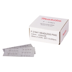 Makita Stifte 0,6x30mm galvanisiert F-31841 (Pack á 10.000 Stück)