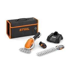 Stihl Akku-Strauchschere HSA 26 Set Nr. HA03 011 3506 inkl. 1 x Akku 10,8V, Ladegerät AL 1, Strauchmesser 20 cm, Grasmesser 12 cm, Transporttasche