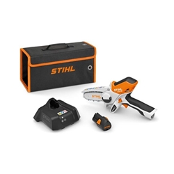 Stihl Akku-Gehölzschneider GTA 26 Set Schienenlänge 10 cm Nr. GA01 011 6910 inkl. 1 x Akku 10,8V, Ladegerät AL 1, Multioil Bio, 50 ml, Transporttasche