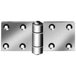 Breites extra starkes Scharnier 130x50mm hell verzinkt Nr. 000048130Z EAN 4003984050180