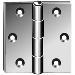 Geschlagene käntige Schloßerscharniere 60x60mm hell verzinkt Nr. 000003060Z EAN 4003984070065