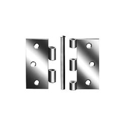 Starke Scharniere 75x75mm mit losem Stift RF (Edelstahl rostfrei) Nr. 010614075 EAN 4003984020442