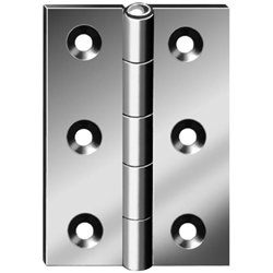 DIN-Scharnier halbbreit 70x51mm hell verzinkt Nr. 000502070Z EAN 4003984010887