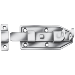 Türschlossriegel gerade 100x50mm hell verzinkt Nr. 000105100Z EAN 4003984600101