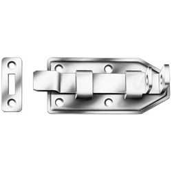 Türschlossriegel gekröpft 140x56mm hell verzinkt Nr. 000106140Z EAN 4003984600170