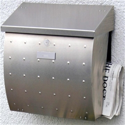 Briefkasten Edelstahl Krosix Einwurf C4 quer 39x17cm H=34cm Nr. 64162-072