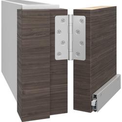 Athmer Türabsenkdichtung, 708mm, Kältefeind Allround, silberfarben, eloxiert, zum Aufschrauben, B 12mm, H 40mm, Hub 18mm, einseitig, ALU (mit Zubehör 5145) Nr. 1-1075-0708