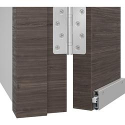 Athmer Türabsenkdichtung, 708mm, Kältefeind Allround, silberfarben, eloxiert, zum Aufschrauben, B 12mm, H 40mm, Hub 18mm, einseitig, ALU (mit Zubehör 5145) Nr. 1-1075-0708