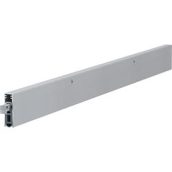 Athmer Türabsenkdichtung, 1083mm, Kältefeind Allround, silberfarben, eloxiert, zum Aufschrauben, B 12mm, H 40mm, Hub 18mm, einseitig, ALU (mit Zubehör 5145) Nr. 1-1075-1083