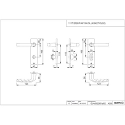 Bad/WC-Garnitur Birmingham 1117/202KP BAD mit Kurzschild F1 Alu Natur, duranorm® Nr. 2566358