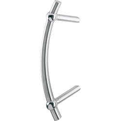 Hoppe HT-Stoßgriff, Bogen, E5513D, L:485mm, D:30mm, BA300, BS-1102, Edelstahl matt Nr. 1841653