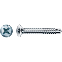 SPAX Fensterbauschraube 3.9x19mm FEX-A Titan Silber, Senkkopf, mit Fräsrippen optimierte Oberfläche Nr. 1401470390195