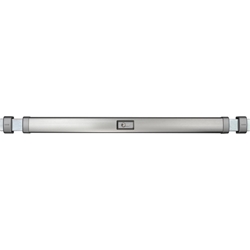 Abus Tür-Panzerriegel, PR2700 mit Ziehschutz, Not+Gefahrenfunktion, 1000mm, silber, ohne Zylinder Nr. 49096