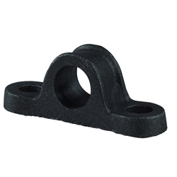 Achsbock zu Räder, Achse Ø 12mm, Auflagefläche 80x34mm, BH 50mm Nr. D75.012