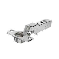 Hettich Sensys 110°-Scharnier mit integrierter Dämpfung (Sensys 8645i), vernickelt, halb vorliegend, Öffnungswinkel 110°, Bohrbild TH 52x5,5mm, zum Anschrauben (-) 9073606