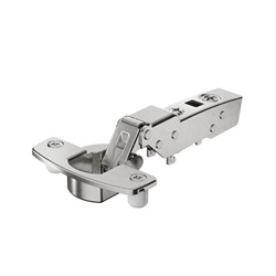 Hettich Sensys 110°-Scharnier mit integrierter Dämpfung (Sensys 8645i), vernickelt, halb vorliegend, Öffnungswinkel 110°, Bohrbild TH 52x5,5mm, Schnellmontage Flash (ø 10x11) 9073612