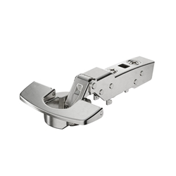 Hettich Sensys 110°-Scharnier ohne Schließautomatik (Sensys 8675), vernickelt, halb vorliegend, Öffnungswinkel 110°, Bohrbild TH 52x5,5mm, TS 48x6mm, Schnellmontage Fix (ø 10x6) 9073669