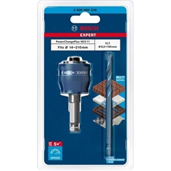 Bosch EXPERT Power Change Plus Adapter, 11mm, TCT-Bohrer, 8,5x105mm, 2-tlg. Nr. 2608900526