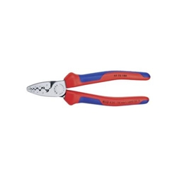 Knipex Crimpzange für Aderendhülsen mit Mehrkomponenten-Hüllen 180 mm Nr. 97 72 180