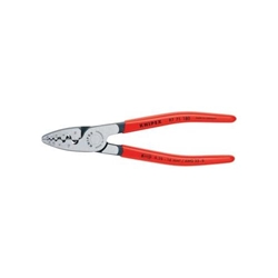 Knipex Crimpzange für Aderendhülsen mit Kunststoff überzogen 180 mm Nr. 97 71 180