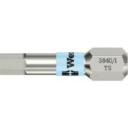 Wera Innensechskant-Bits, Edelstahl 3840/1 TS Hex-Plus 2,5x25mm Nr. 05071072001