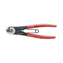 Knipex Bowdenzugschneider mit Kunststoff überzogen schwarz atramentiert 150 mm Nr. 95 61 150