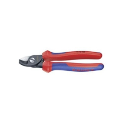 Knipex Kabelschere mit Mehrkomponenten-Hüllen brüniert 165 mm Nr. 95 12 165