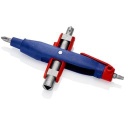 Knipex Stiftschaltschrankschlüssel für gängige Schränke und Absperrsysteme 145 mm (SB-Karte/Blister) Nr. 00 11 07