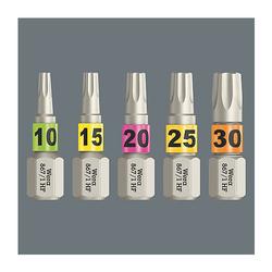 Wera TORX-Bit 867/1 HF TX25x25mm mit Haltefunktion, passend für Würth ASSY und SPAX T-STAR plus Schrauben Nr. 05066143001