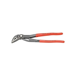 Knipex Cobra® ES Wasserpumpenzange extra-schlank mit rutschhemmendem Kunststoff überzogen grau atramentiert 250 mm Nr. 87 51 250