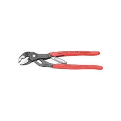 Knipex SmartGrip® Wasserpumpenzange mit automatischer Einstellung mit rutschhemmendem Kunststoff überzogen grau atramentiert 250 mm Nr. 85 01 250